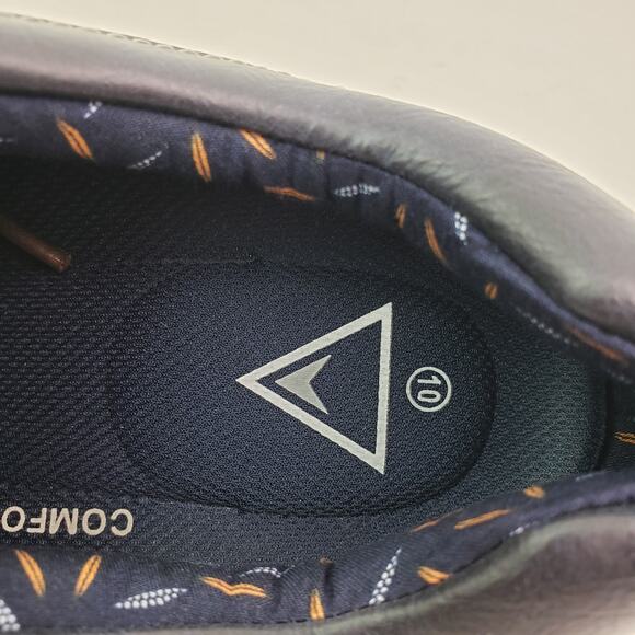 *AMPUTEE LEFT SHOE ONLY* Vance Co Fritz Mens Size 10 Blue Casual Dress Shoe - Picture 6 of 8